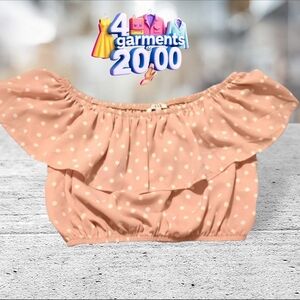 Iris off the shoulder crop top size L